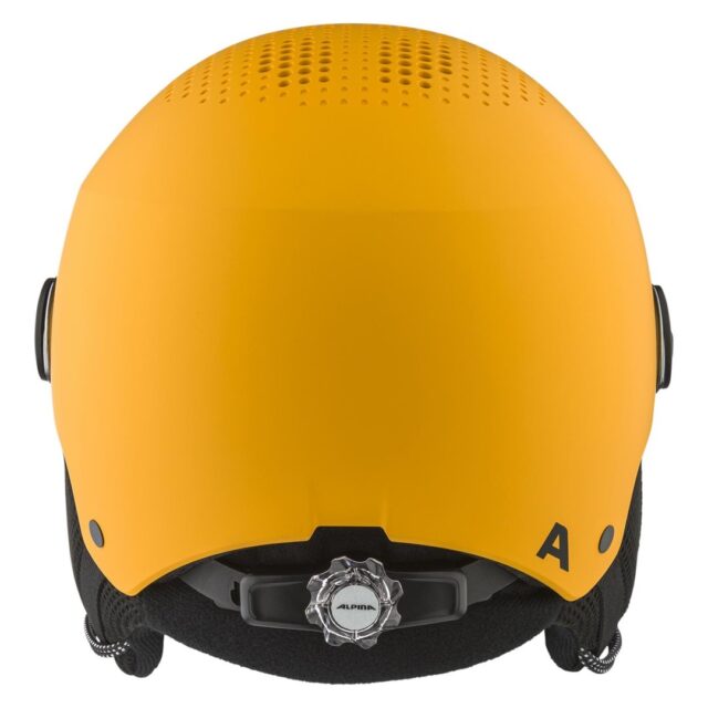 Alpina Zupo Visor Q-Lite Burned-Yellow winter helmet. Matt 51-55 - imagine 3