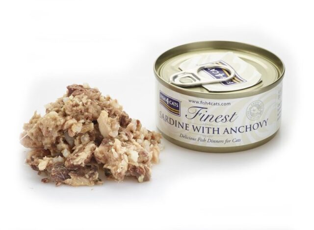 FISH4CATS Sardine with anchovy - wet cat food - 70g - imagine 2