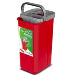 Flat Mop + Bucket + Telescopic Pole + 2 x Microfibre Pad 5.7L Floor Cleaning XXL Set Rotating Head - imagine 9