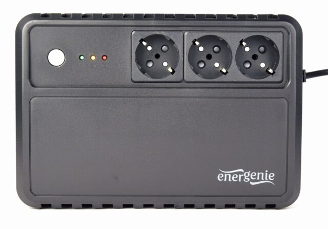 Gembird EG-UPS-3SDT1000-01 uninterruptible power supply (UPS) Line-Interactive 1 kVA 600 W 3 AC outlet(s) - imagine 5