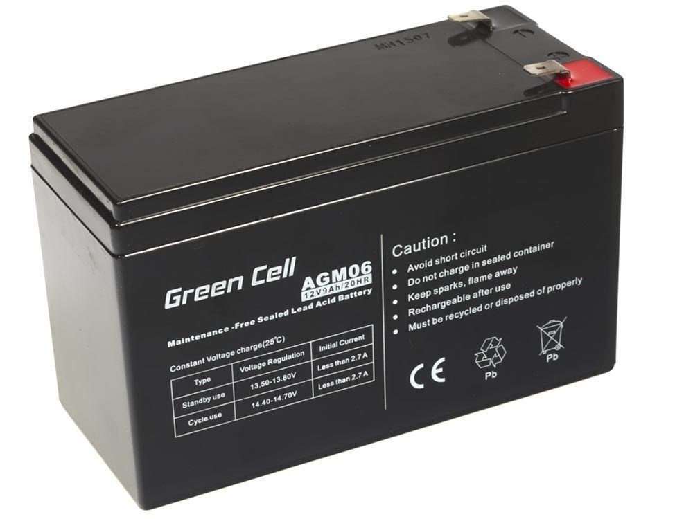 cps-97924e9d3f0832f5ad06cb3d5a0c24be-2026-01-17-07-09-50 Green Cell AGM06 UPS battery Sealed Lead Acid (VRLA) 12 V 9 Ah - imagine 1