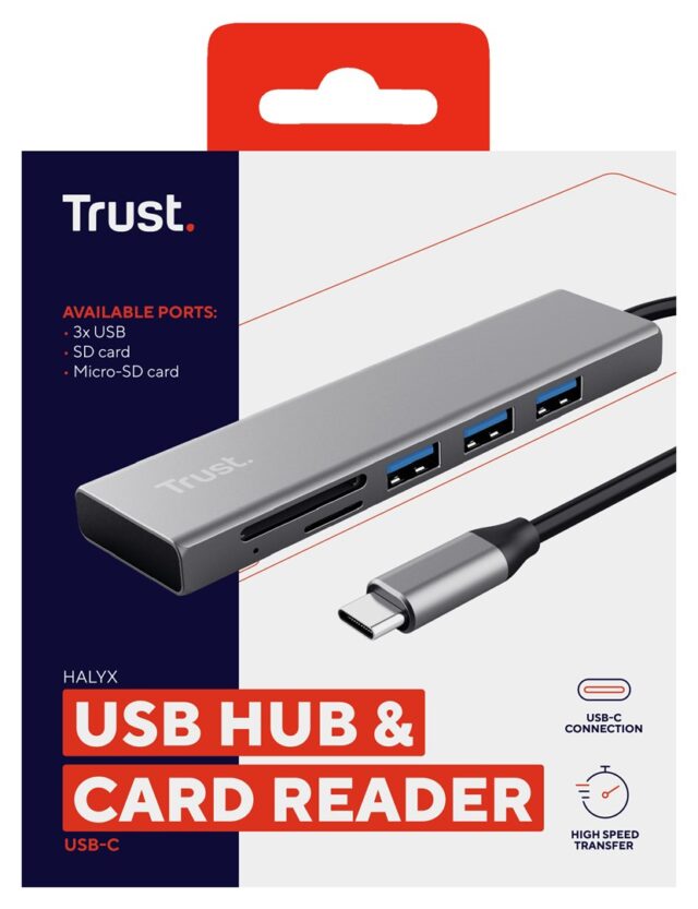 Trust Halyx USB 3.2 Gen 1 (3.1 Gen 1) Type-C 104 Mbit/s Aluminium - imagine 6
