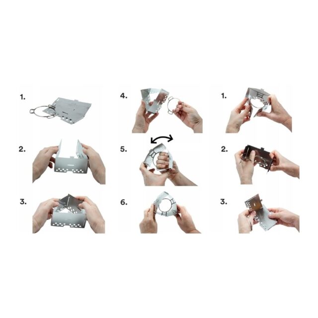 Osłona do palnika turystycznego Trangia Triangle Set - imagine 8