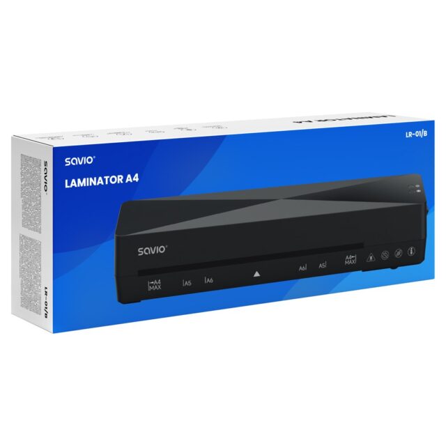 Savio LR-01/B laminator Cold/hot laminator 320 mm/min Black - imagine 4