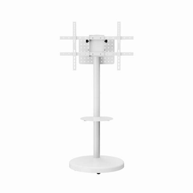 Gembird TVS-86TR-01-W TV floor stand  37  - 86   white - imagine 2