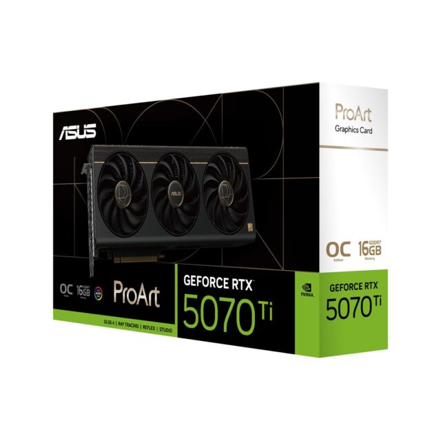 ASUS ProArt RTX 5070 TI OC 16 GB graphics card - imagine 16