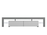 Cama TV stand TORO 200 grey/white gloss - imagine 5