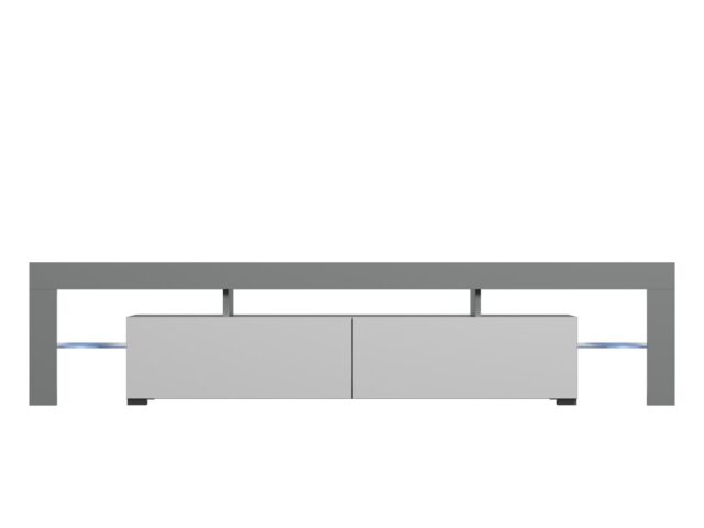 Cama TV stand TORO 200 grey/white gloss - imagine 5