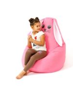 Sako bag pouf Rabbit pink L 105 x 80 cm - imagine 3