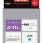 Activejet AB-1240CNX ink (replacement for Brother LC1220Bk/LC1240Bk; Supreme; 12 ml; cyan)