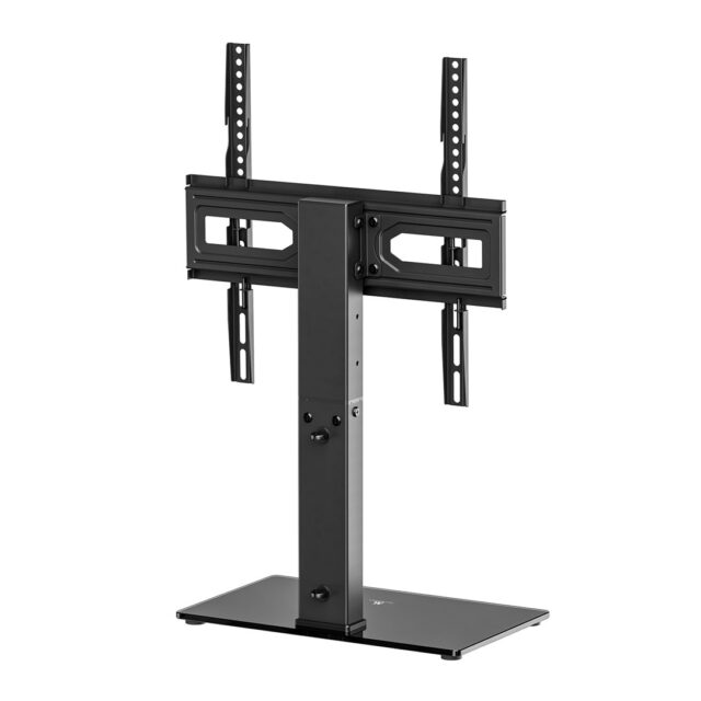 Maclean universal TV stand  for RTV cabinet  stand  max. 40kg  max. VESA 400x400  height and angle adjustment  for 32-65  TV  MC-1240 - imagine 4