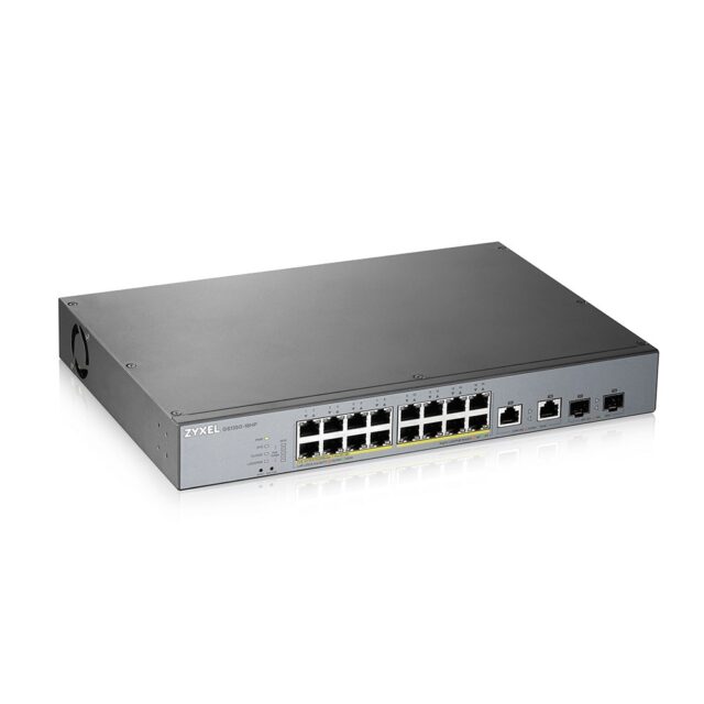 Zyxel GS1350-18HP-EU0101F network switch Managed L2 Gigabit Ethernet (10/100/1000) Power over Ethernet (PoE) Grey - imagine 3