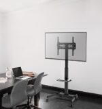 Gembird TVS-55T-01 TV floor stand with caster wheels (tilt)  32  - 55   black - imagine 6