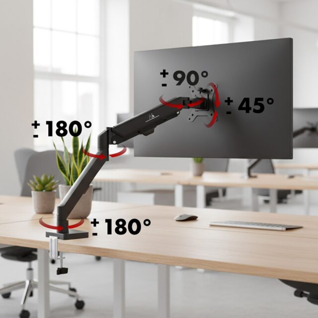 MACLEAN MONITOR MOUNT  GAS SPRING MC-133 - imagine 14