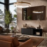 Cama LIVERTI TV cabinet 150x42x48 black - imagine 3