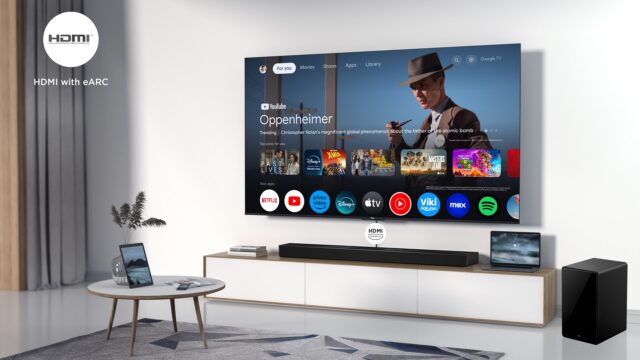 TCL Q Q75H Class 5.1.2 Channel Sound Bar with Dolby Atmos  Ray Danz Technology  and Wireless Subwoofwer - imagine 6