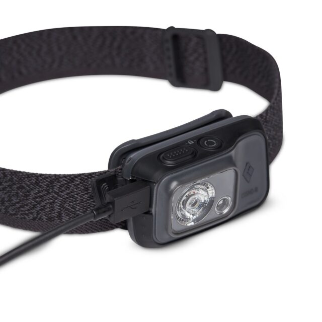 Black Diamond Cosmo 350-R Graphite Headband flashlight - imagine 5