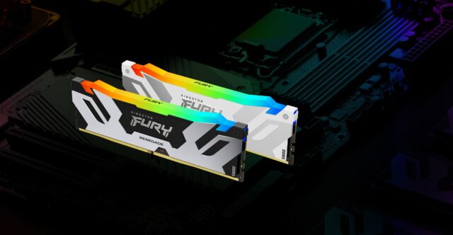 Kingston Technology FURY 32GB 6000MT/s DDR5 CL32 DIMM (Kit of 2) Renegade RGB White XMP - imagine 6