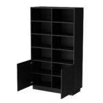 Cama LIVERTI shelving unit 100x42x171 black - imagine 2