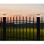 GreenBlue GB128 LED Fence Post Solar Lamp 100*100 with Dusk Sensor - imagine 2