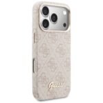 Case Guess 4G Script MagSafe for iPhone   17 Pro pink - imagine 4