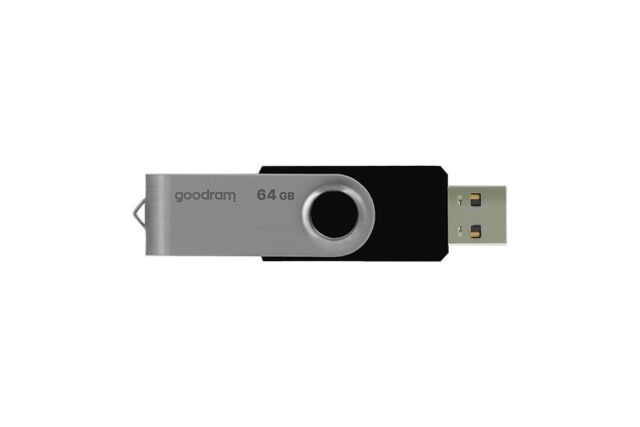 Goodram UTS2 USB flash drive 64 GB USB Type-A 2.0 Black Silver - imagine 4
