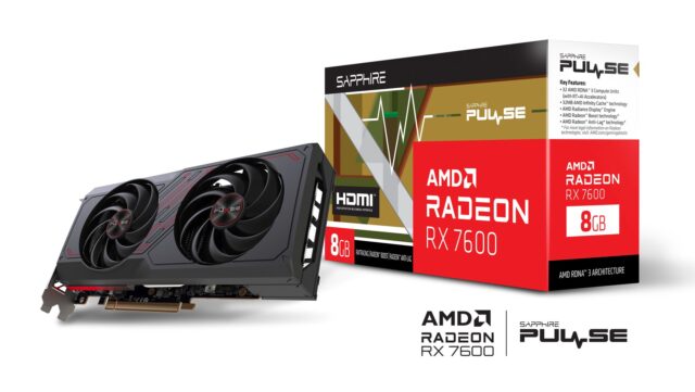 SAPPHIRE PULSE AMD Radeon RX 7600 GAMING OC 8G Graphics Card - imagine 8