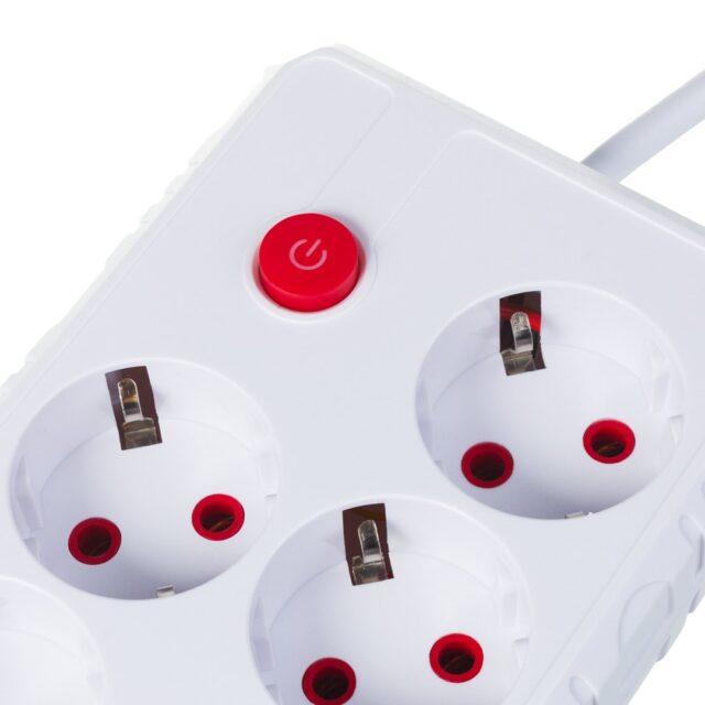 MACLEAN POWER STRIP  4-SOCKET EXTENSION MCE393 W - imagine 6