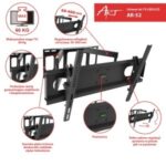 Mount to the 14-42  LCD/LED TV 35KG ART AR-44 - imagine 5