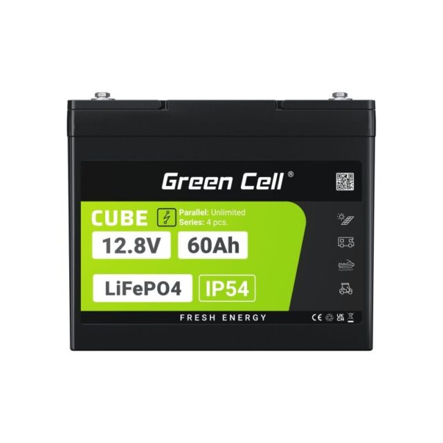 Green Cell LFPGC12V60AH UPS battery Lithium Iron Phosphate (LiFePO4) 12.8 V 60 Ah - imagine 25