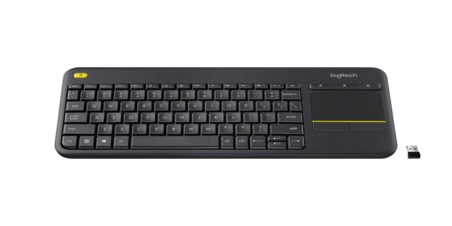 Logitech K400 Plus keyboard RF Wireless Dutch Black - imagine 2