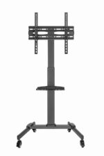 Gembird TVS-55T-01 TV floor stand with caster wheels (tilt)  32  - 55   black - imagine 3