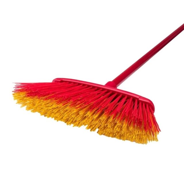 Broom VILEDA 2in1 Garden Outdoor (red/yellow) - imagine 4