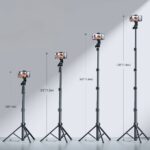 Ugreen selfie stick with stand and remote control LP680 1.8m (black) - imagine 6