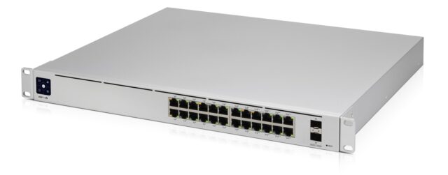 Ubiquiti UniFi Pro 24-Port PoE Managed L2/L3 Gigabit Ethernet (10/100/1000) Power over Ethernet (PoE) 1U Silver - imagine 3
