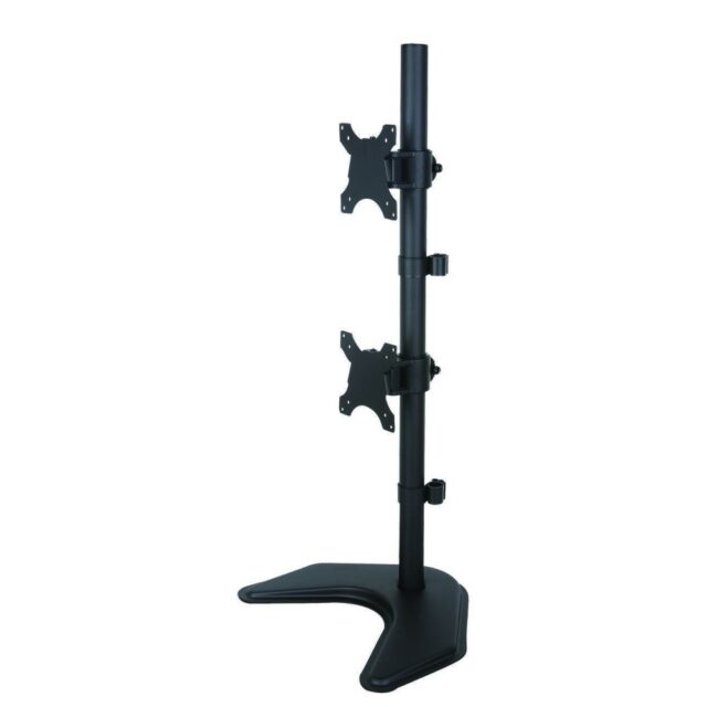 Techly ICA-LCD 2520V monitor mount / stand 68.6 cm (27 ) Desk Black - imagine 4