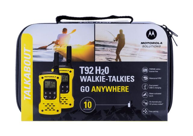 MOTOROLA RADIOTELEFON T92 H2O walkie-talkie 16 channels 2 pc(s) Black  yellow - imagine 14