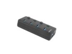 NATEC HUB USB 3.0 MANTIS 2 4-PORTS WITH SWITCH+POWER SUPPLY - imagine 4
