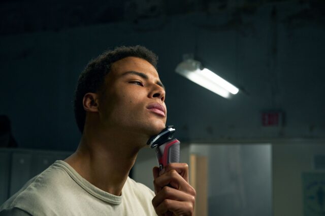 Philips SHAVER Series 5000 S5883/10 men's shaver Rotation shaver Trimmer Black  Red - imagine 4