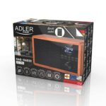 Adler AD 1184 radio Portable Digital Black  Wood - imagine 12