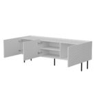 Cama LUCCA 3D TV cabinet 165x40x59 white - imagine 2