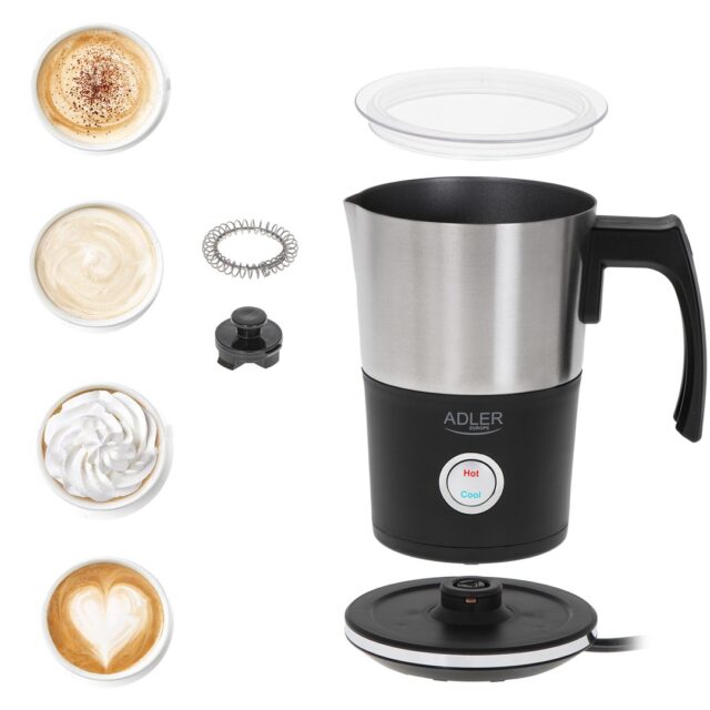 Adler AD 4497 milk frother/warmer Automatic Black - imagine 9