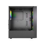 Gembird CCC-FC-4300 Gaming ATX Computer Case Fornax 4300  ARBG backlight  black - imagine 8