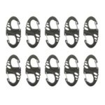 Mil-Tec S-Hook snap hook set - Green