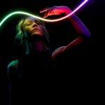 Twinkly Candies LED Christmas tree lights TWKC100RGB-G 6 M Candle shape - imagine 9