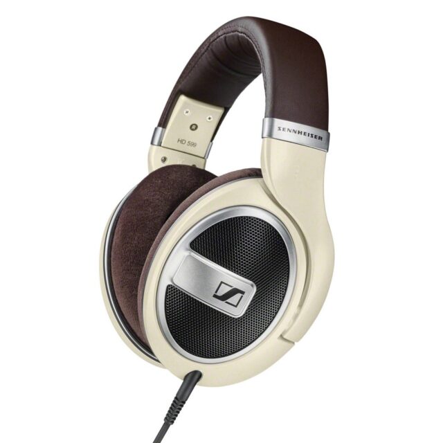 Sennheiser HD 599 Headphones Head-band Brown Ivory - imagine 5