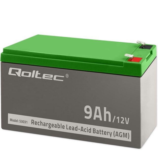 Qoltec 53031 AGM battery | 12V | 9Ah - imagine 8