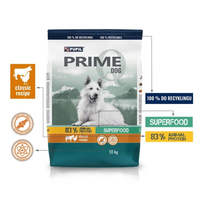 PUPIL Prime bogata w drób z wołowiną dla psa 10 kg - imagine 3