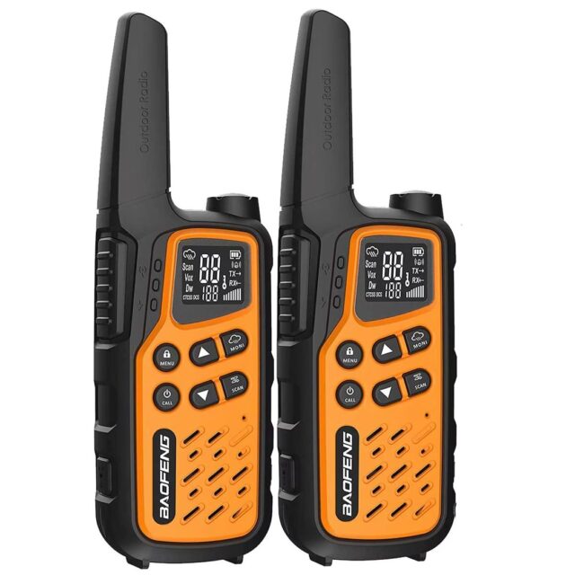 Walkie-Talkie Baofeng BF-T25E Orange  2 pieces - imagine 12