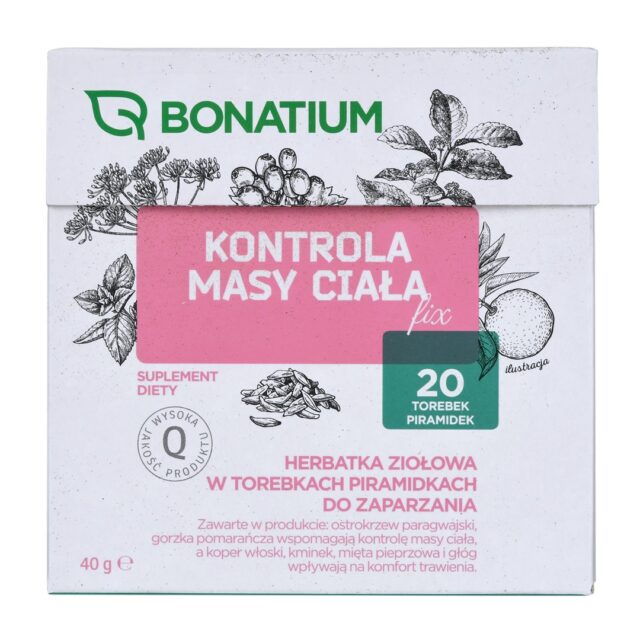 Bonatium Herbal weight control tea Fix 20 pcs. - imagine 3